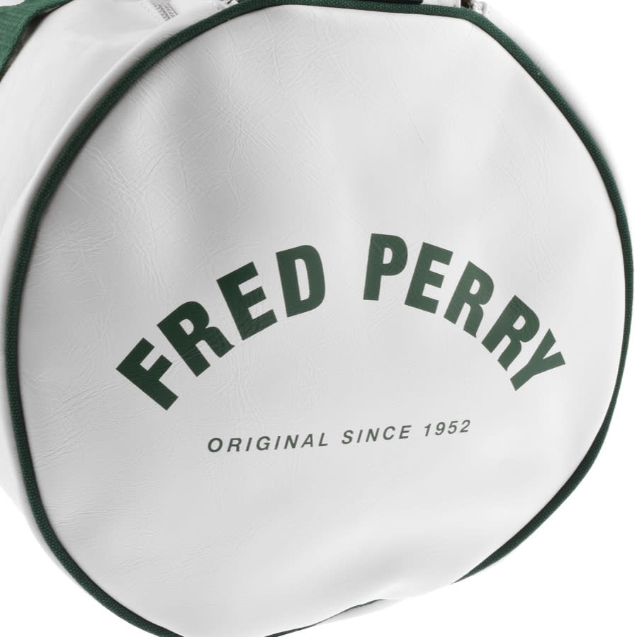 Alternative Image for ProductFred Perry Twin Tonal Barrel Bag White3